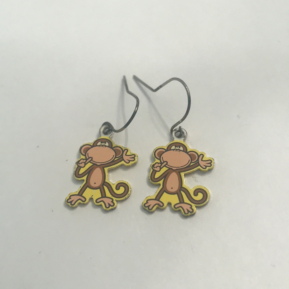 Bobby Jack monkey Claire’s dangly earrings